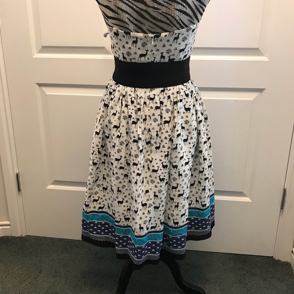 *RARE* Anna Sui for Anthropologie Deer-Print Dress - Picture 4 of 8